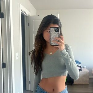 brandy cropped top